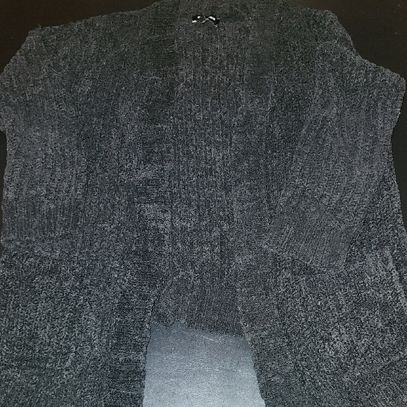 Express Women's Dark Gray Cardigan Sweater - Picture 1 of 9